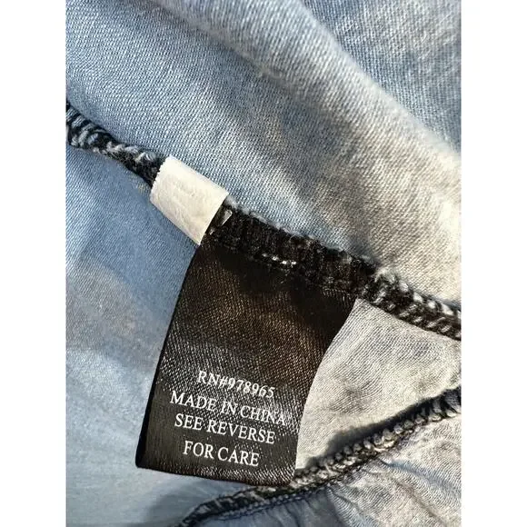 Indigo & Lace Women's XL Tiered Strapless Maxi Dress Stretch Top Tie Neck - Picture 3 of 7